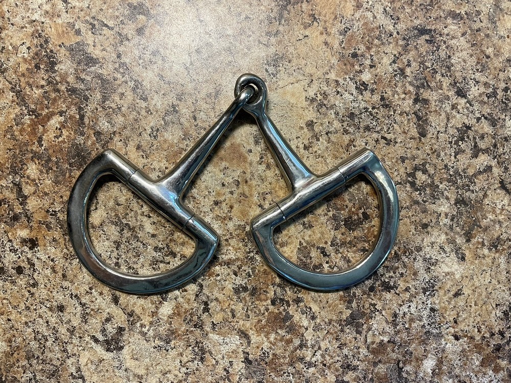D-Ring Snaffle Stainless Horse Bit 5” NOS