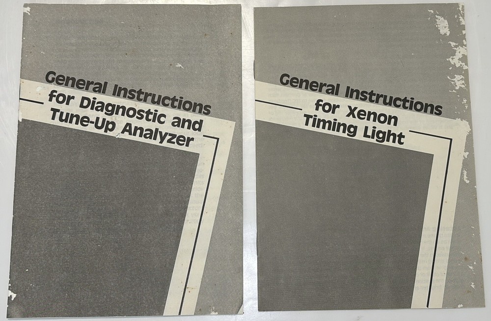 EQUUS 3032 10 Function Analyzer, 3050 Remote Start Switch, 3110 Timing Light