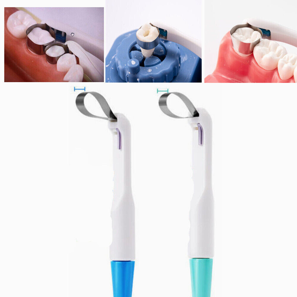 100 Pcs Dental Pro Matrix Bands Adjustable Matriz Matrices System Clamp Tool