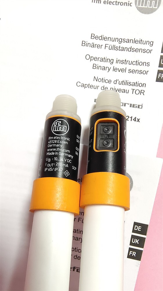 New IFM LI2142, LI5142 liquid level sensor