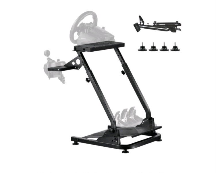 VEVOR Adjustable Steering Wheel Stand QY-GL08 Black Multi-Platform