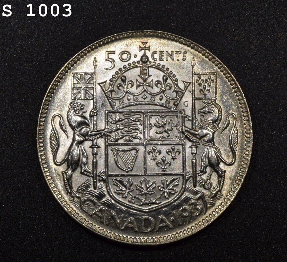 1937 Canada Silver 50 Cents "BU"