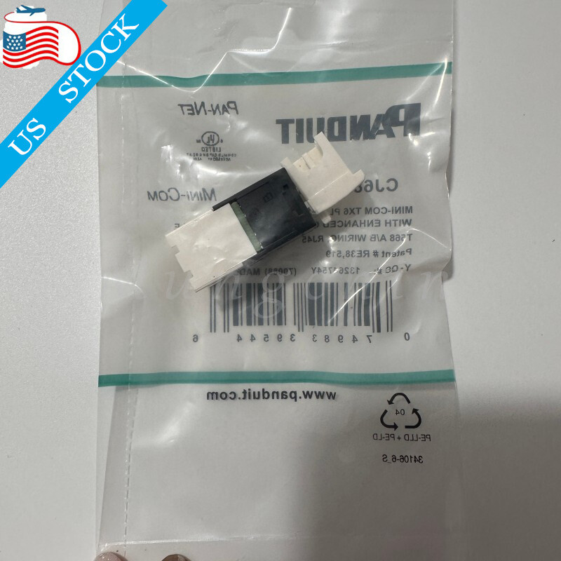 Panduit Giga TX Cat6 Network jack CJ688TGRD CJ688TGBU CJ688TGYL CJ688TGBL Qty 50