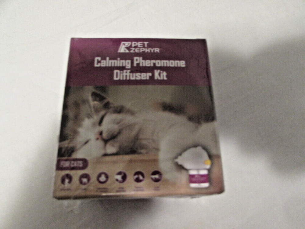 Pet Zephyr Calming Pheromone Diffuser Kit Plug In For Cats