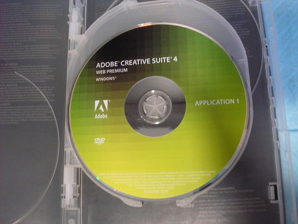 Adobe Creative Suite 4 CS4 WEB Premium For Windows Full Retai DVD Version