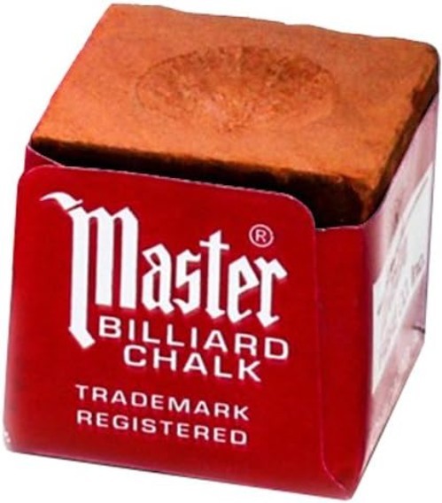 Professional Rust Billiard Chalk Box - 12 Durable Cubes for Consistent Shots