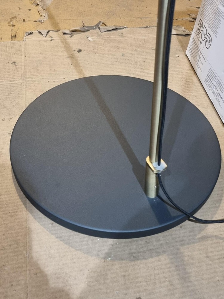 Angular Oversized arched overreach Floor Light in Matt Brass (NO SHADE)