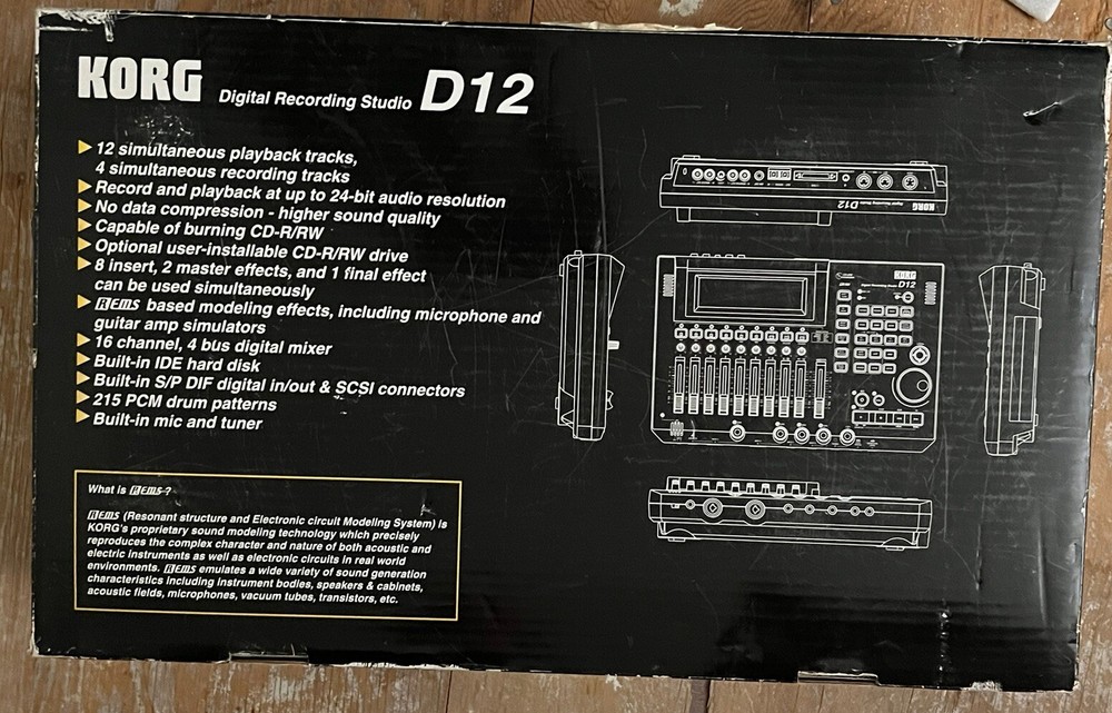 KORG D12 Digital 16 Track Recorder