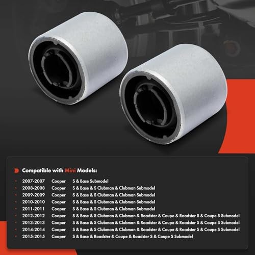 2 x Front Control Arm Bushing Kit, Compatible with Mini Cooper 2007-2015
