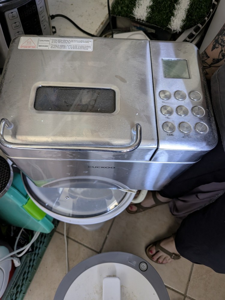 Cuckoo Stainless Steel Bread Maker - 15 Programs - 2lb Capacity