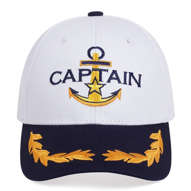 Captain First Mate Embroidered Baseball Cap Nautical Anchor Adjustable Hat