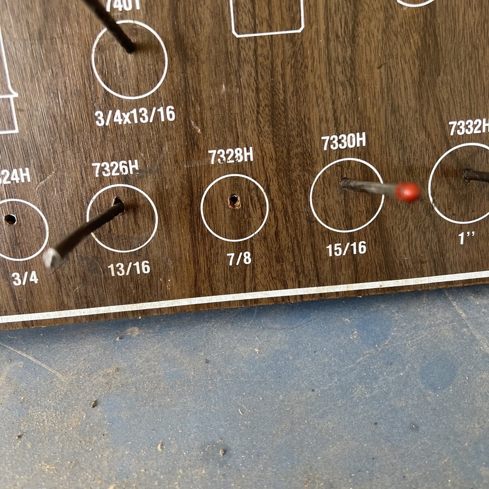 Vintage Challenger By Proto Tool Display Board Panel #174 socket