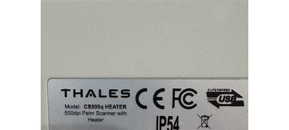 Thales Cogent Biometric Scanner, PalmPrint Capture Reader, Scanner Device ￼
