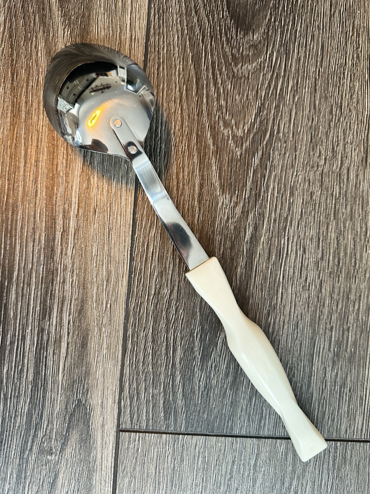 CUTCO Basting Serving Basting Scooper Pearl White Handle USA Made Vintage 17 KC