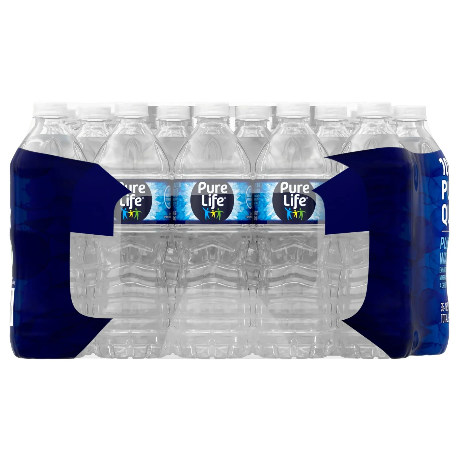 Pure Life Purified Water 16.9 Fl Oz / 500 mL Plastic Bottled Water (35 Pack)....