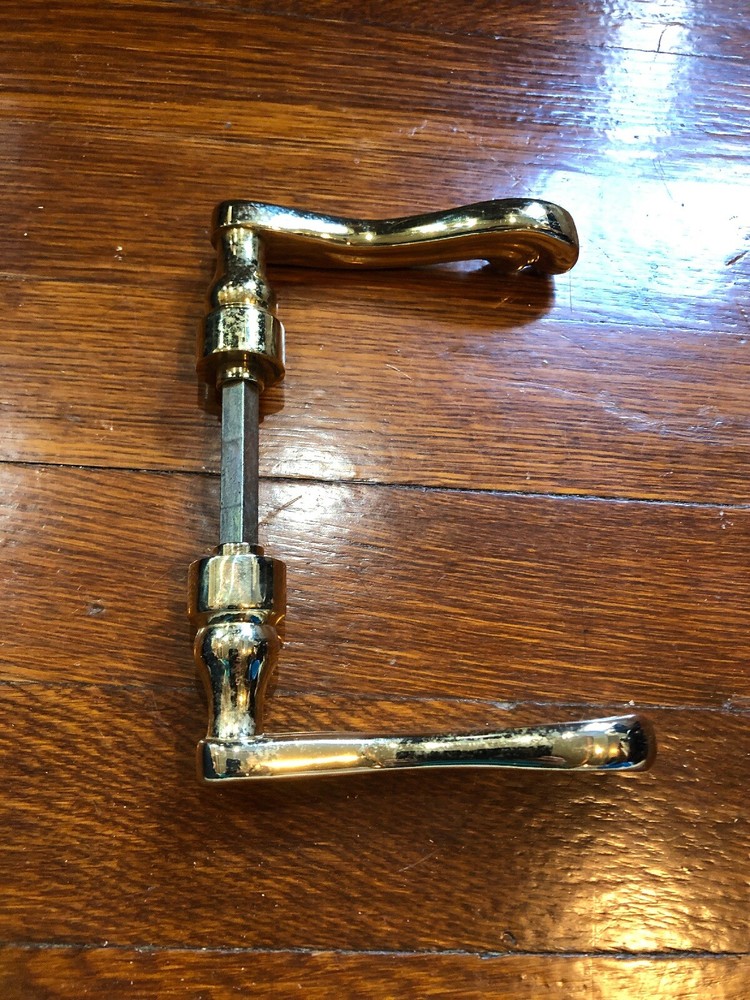 NH6 Vintage Solid Brass Lever Set