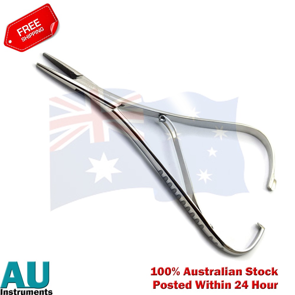 Dental Orthodontic Mathieu Needle Holder Forceps Body Piercing Locking Forceps