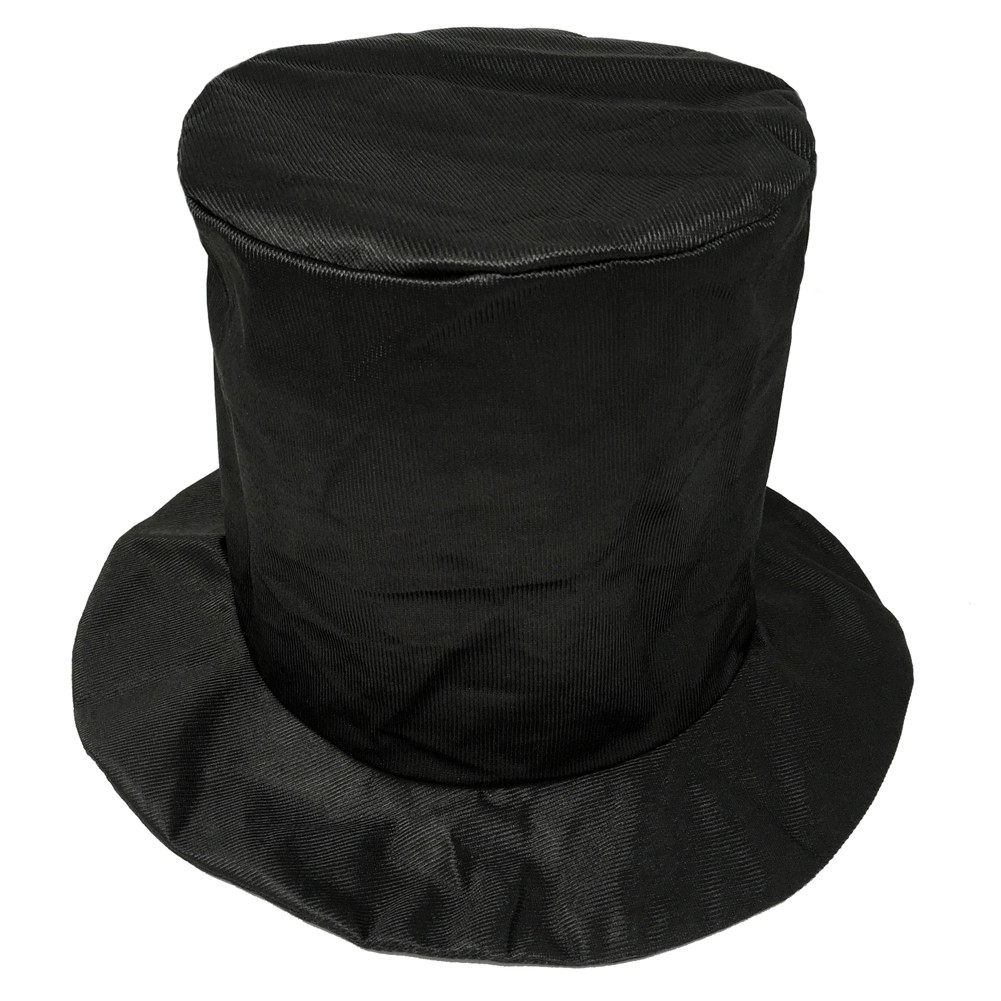 Adult Shiny Black Top Hat ~ FUN HALLOWEEN, COSTUME, NEW YEAR'S, BIRTHDAY, PARTY
