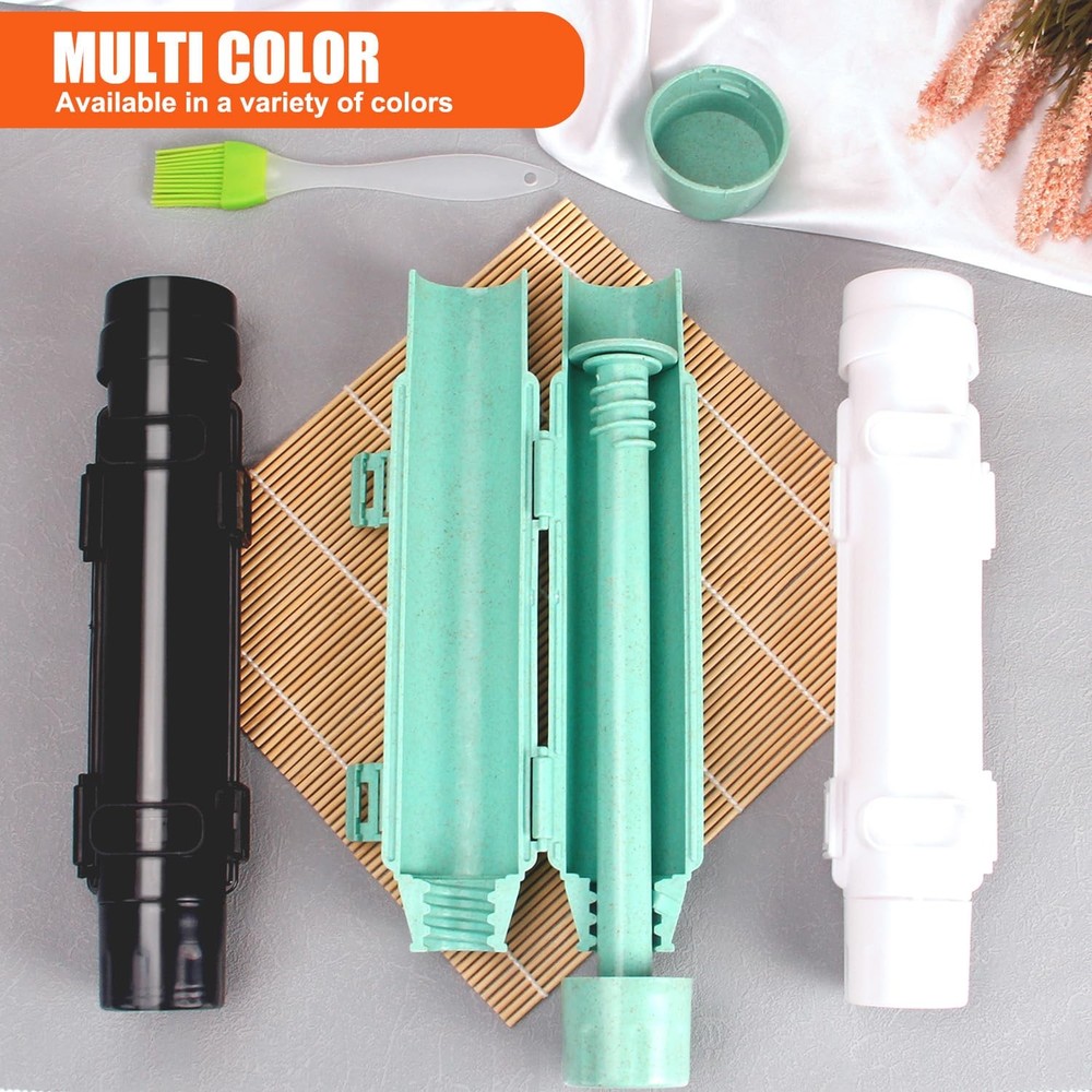 SmileTools Sushi Making Kit, Roller, Bazooka, Medium, Green