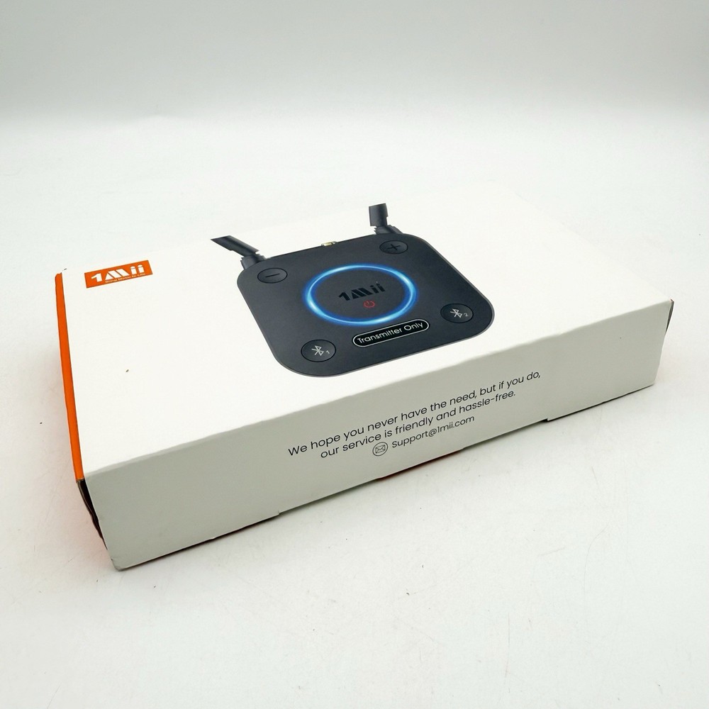 1Mii B06TX Long Range Bluetooth 5.2 Transmitter TV PC Projector To Wireless New