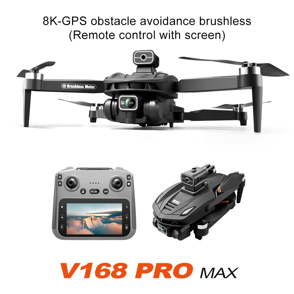 V168 GPS Drone with Camera Obstacle Avoidance One Key Return Altitude Hold