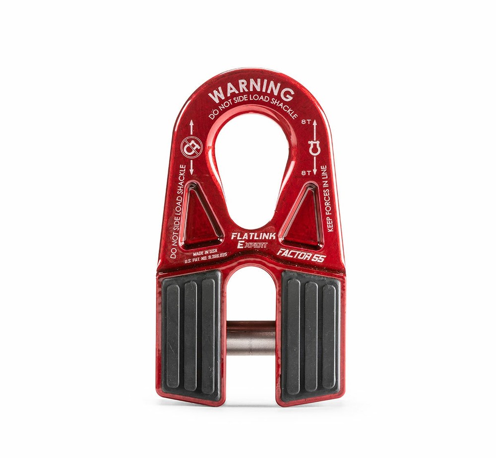Factor 55 Gray FlatLink E Expert Closed Shackle Mount 16K LBS Load 00080-06