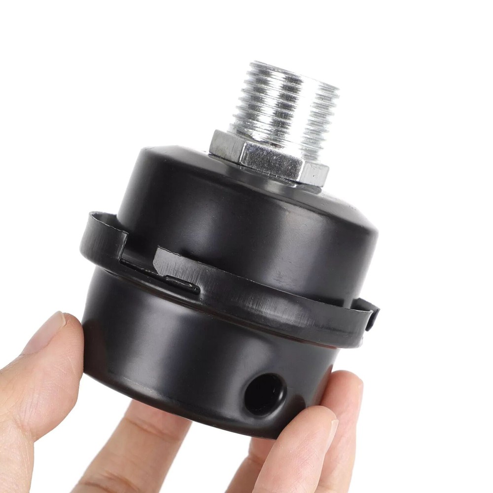 2pcs 1/2" 20mm Screw Thread Noise Filter Muffler Replacement for Air Compressor