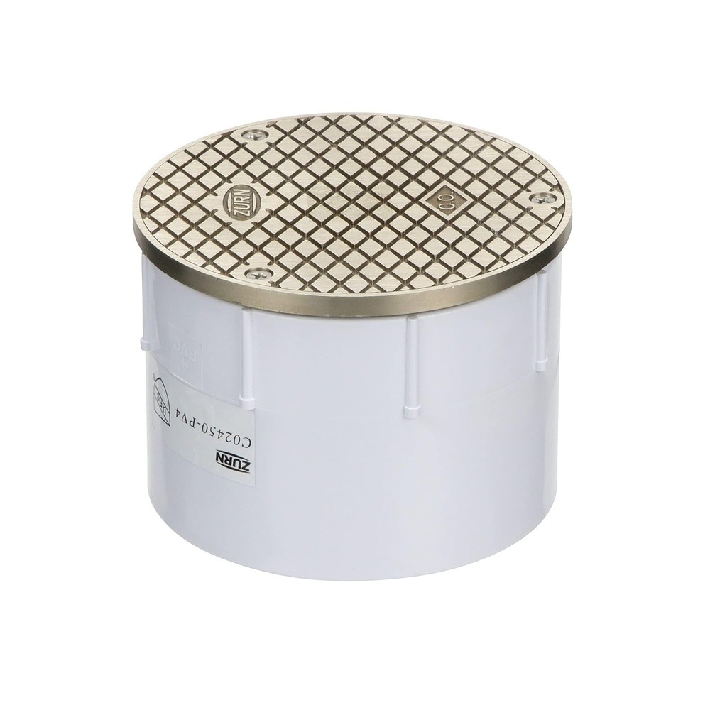 Adjustable PVC Cleanout 4" - Sturdy Brass Construction