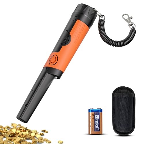 Metal Detector Pinpointer for Adults & Kids - Waterproof Handheld Pin Pointer