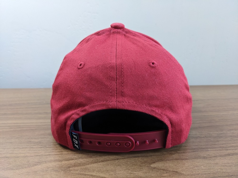 Youth FOX RACING Flexfit Hat Cap Logo Adjustable Snapback Red