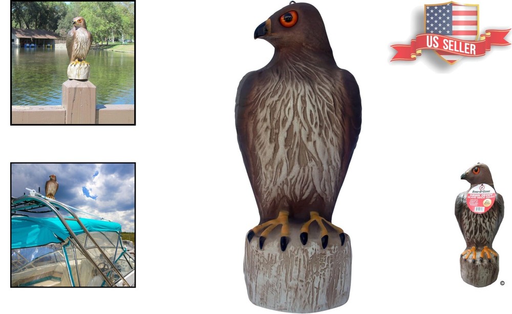 Versatile 6-Pack Plastic Hawk Decoys - Ultimate Solution for Bird Deterrent