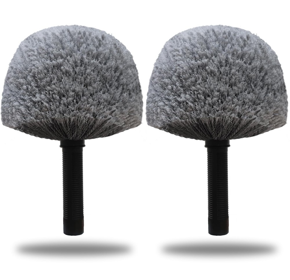 2 Pack Cobweb Duster Head Brush High Efficiency Twiston Spider Web Brush For Ind