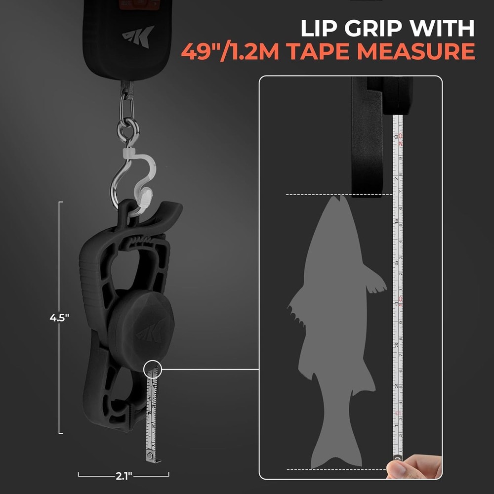 Ultra Thin Digital Fish Scale KastKing ToughTide USB Charging