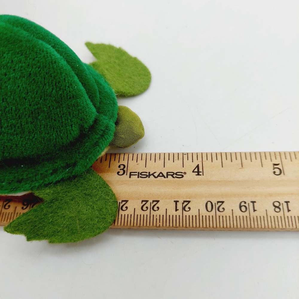 Folkmanis Puppets Turtle Finger Puppet Small Mini Hand Puppet