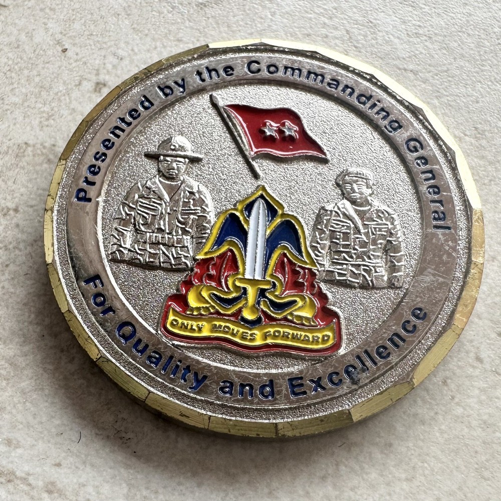 80th division (Blue Ridge Division) challenge coin from Commanding General