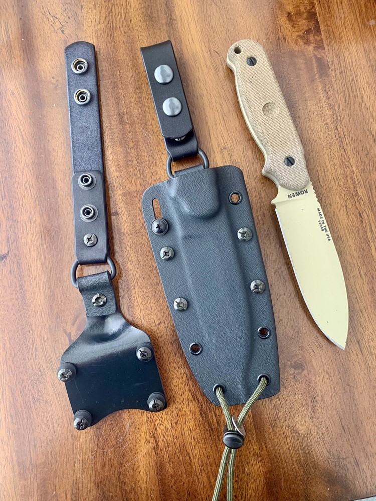 ESEE LASER STRIKE  Custom Made Dangler   (sheath & knife Not Included)