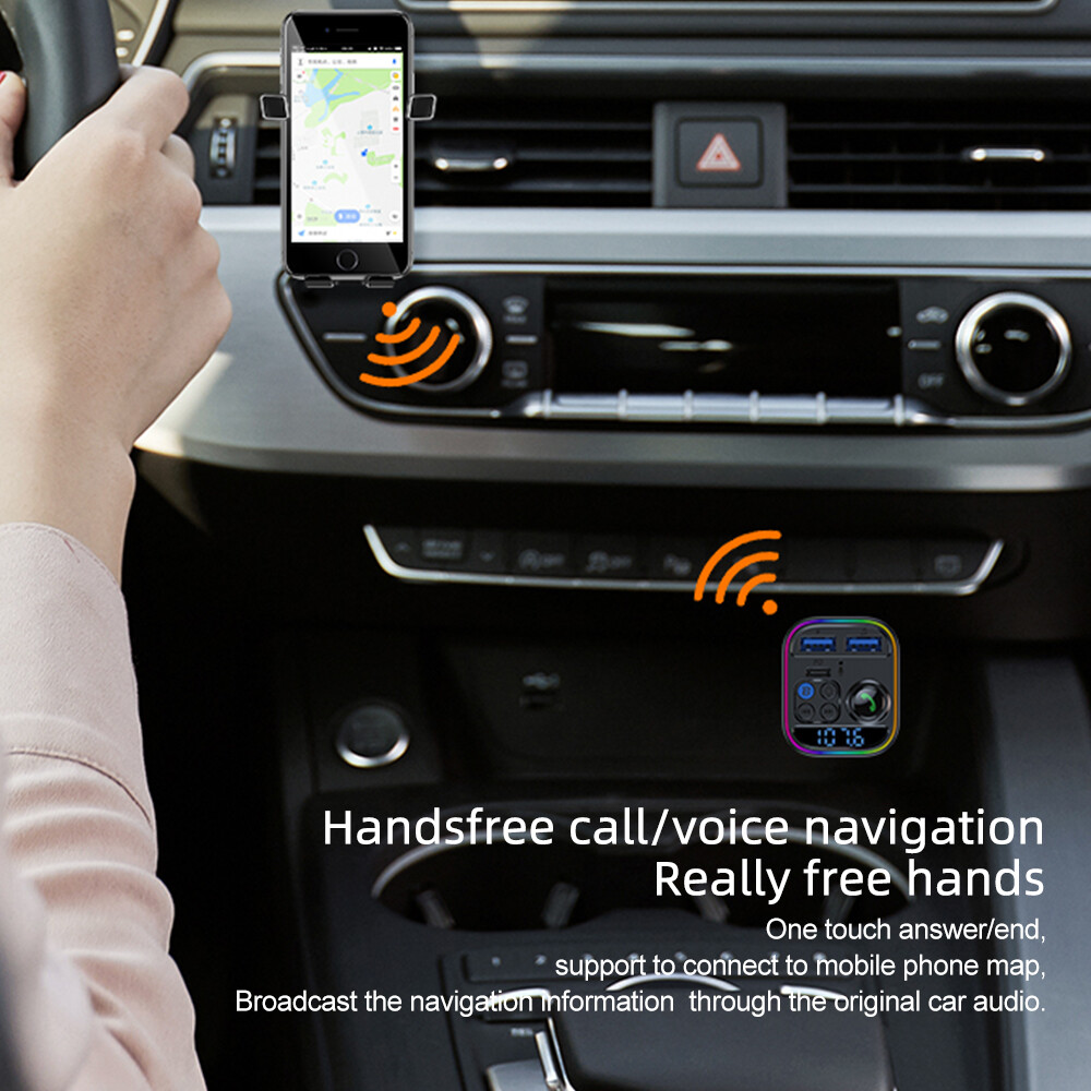 Wireless Bluetooth Car Kit MP3 Player FM Transmitter Radio Adapter USB Charger*