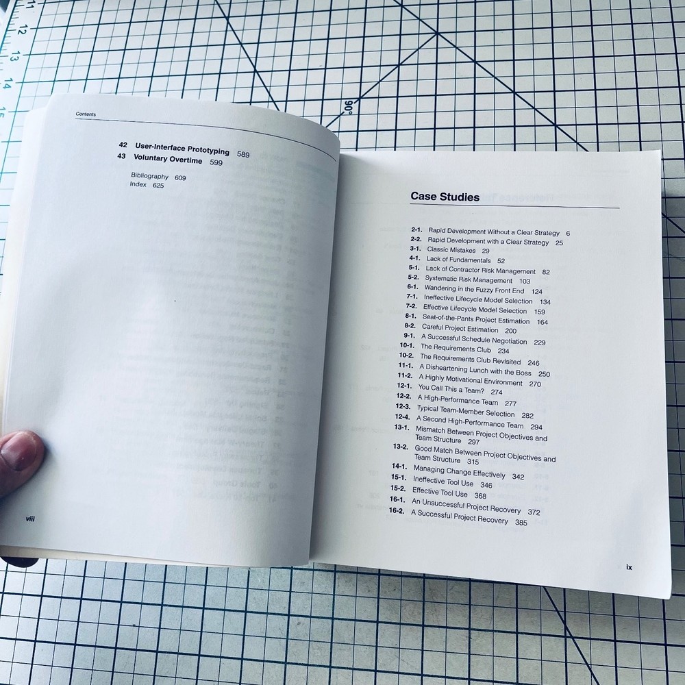 Microsoft Press Rapid Development McConnell 1996 Software Engineering Computing