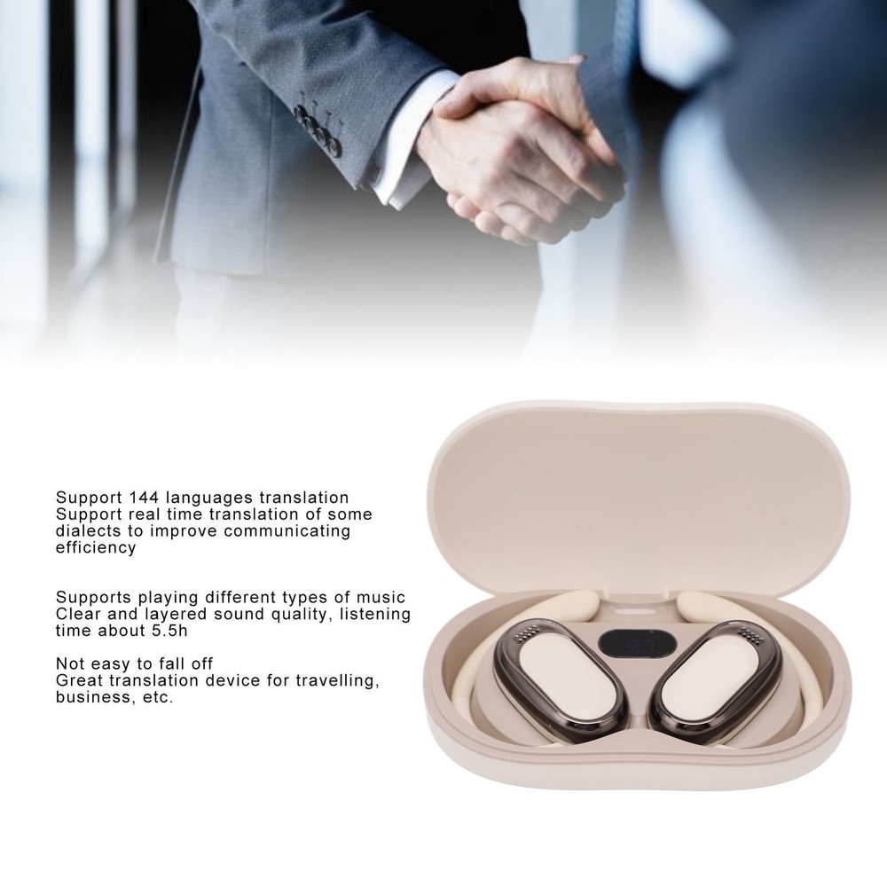 Translator Device 144 Languages Earbuds Long Distance Connection
