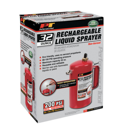 PERFORMANCE TOOL RECHARGEABLE LIQUID SPRAYER - M715
