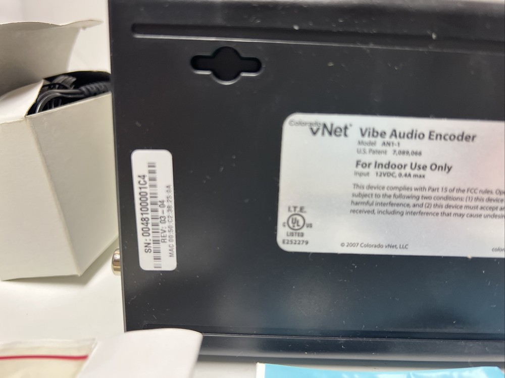 Colorado vNet Audio Encoder Open Box Tested