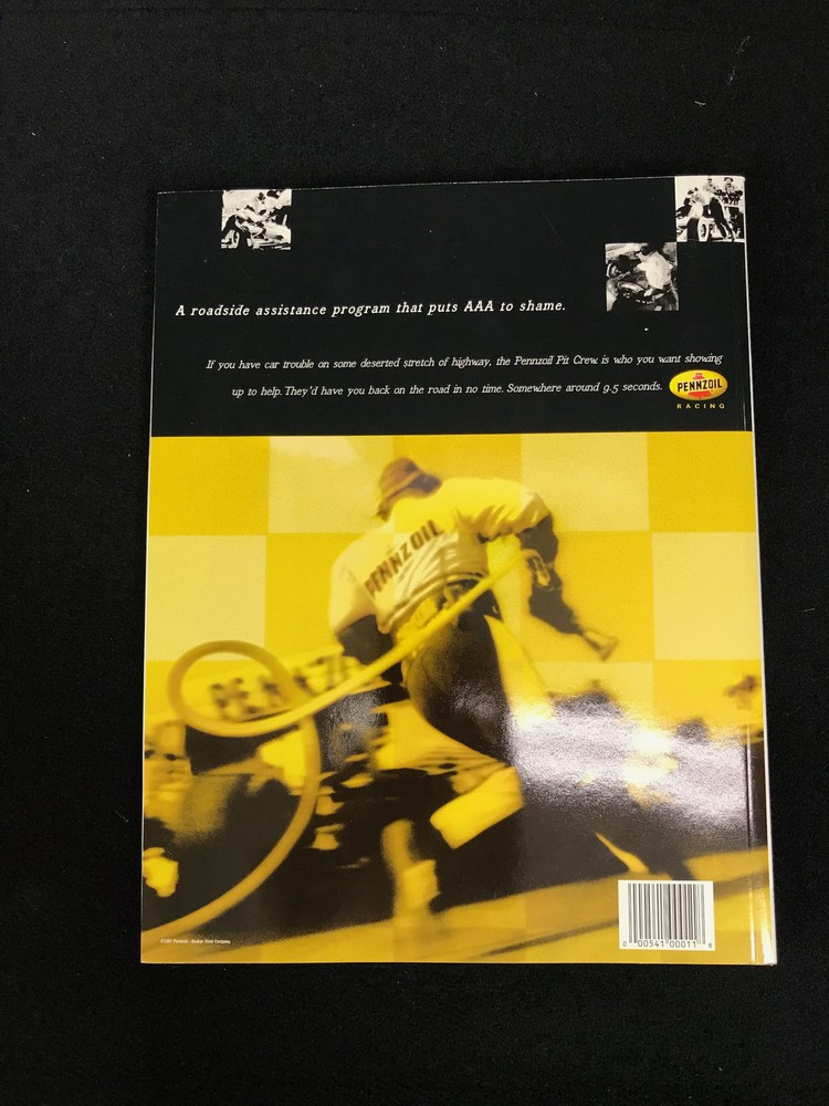 2001 Indy 500 Offical Race Program with Starting Field Poster