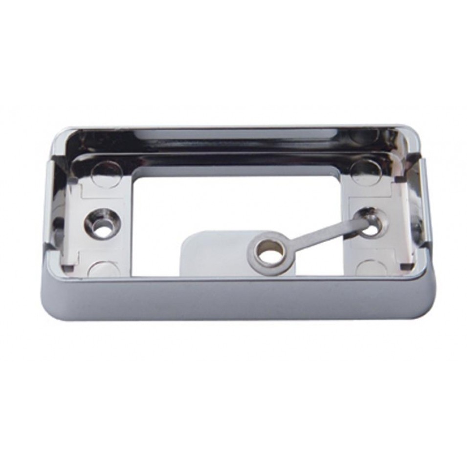 Mounting Bracket Rectangular Clearance/Marker Light - Chrome