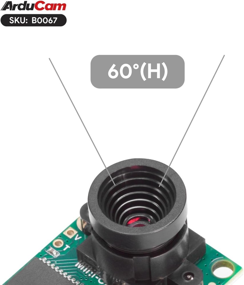 High-Quality 2MP Camera Module for Arduino, Raspberry Pi and Embedded Systems