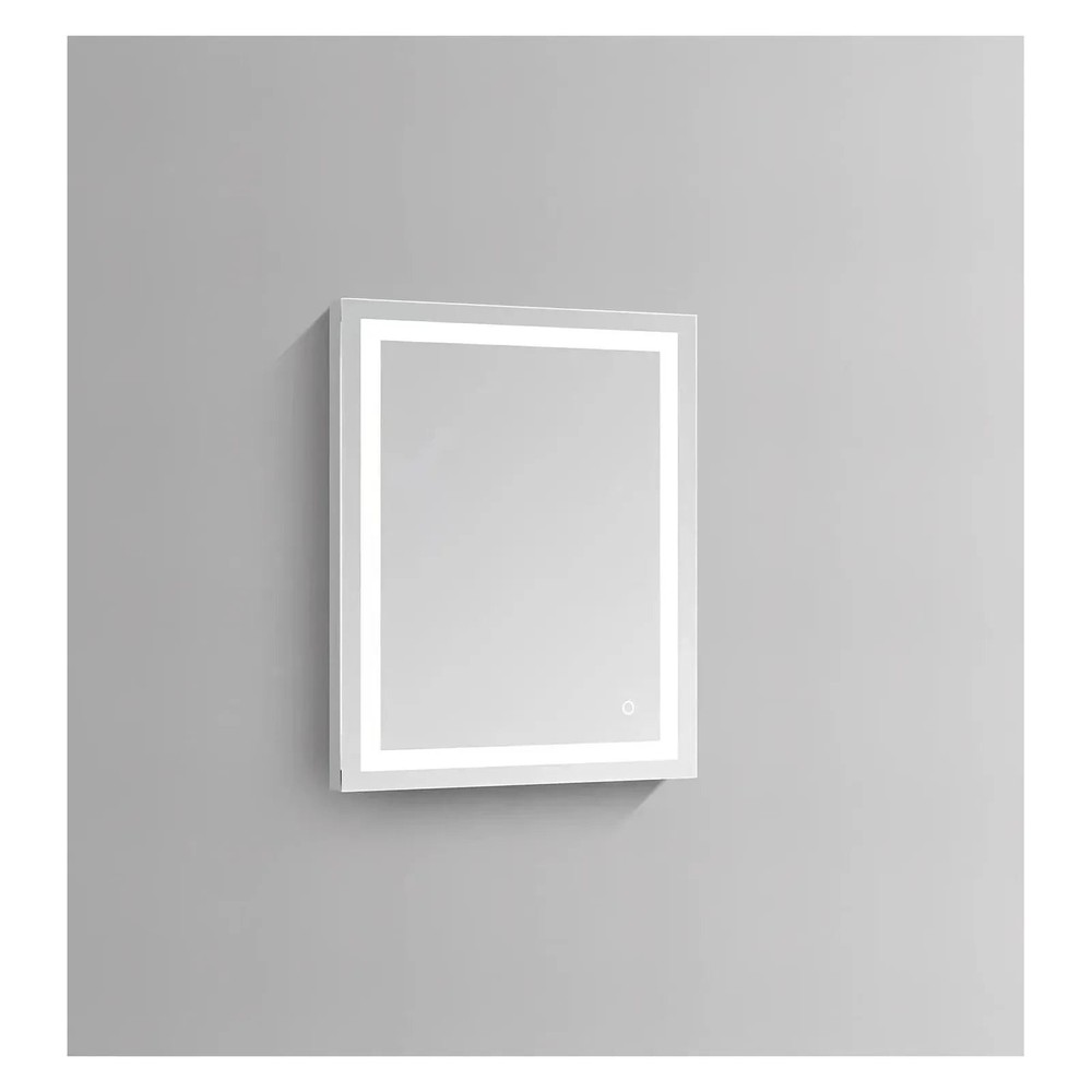 XANTHE LED ILLUMINATED VANITY SQUARE MIRROR - 30 x 24