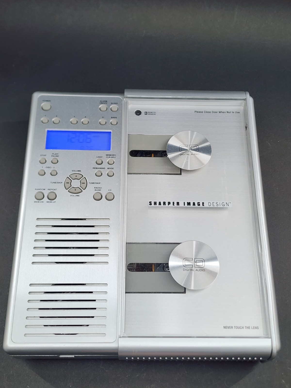 Sharper Image Twin CD Player AM/FM Stereo Shower Companion Water Resistant SI742