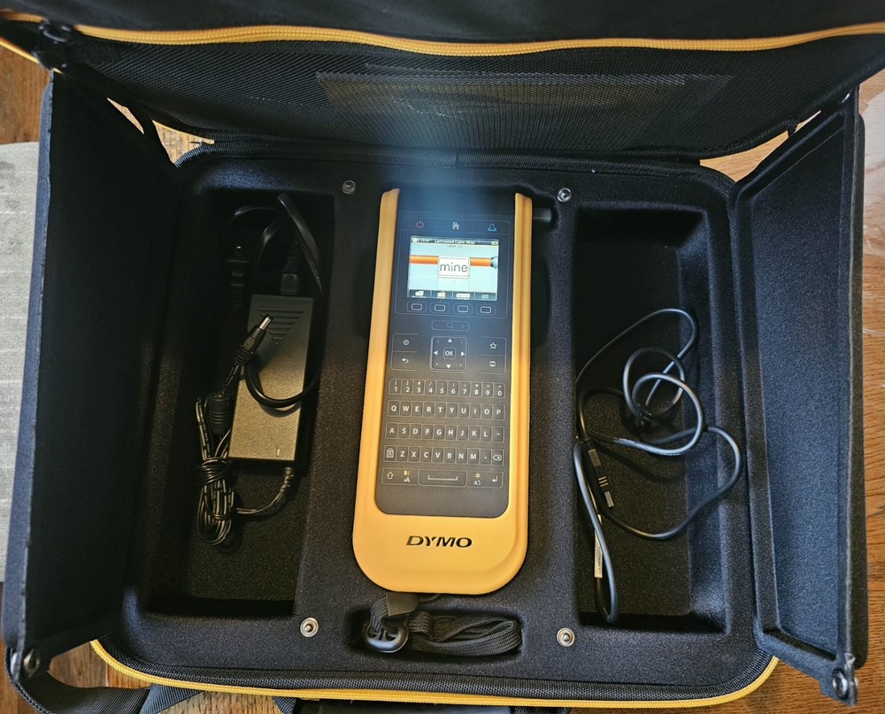 Dymo XTL 300 Label Maker with Charger and Case