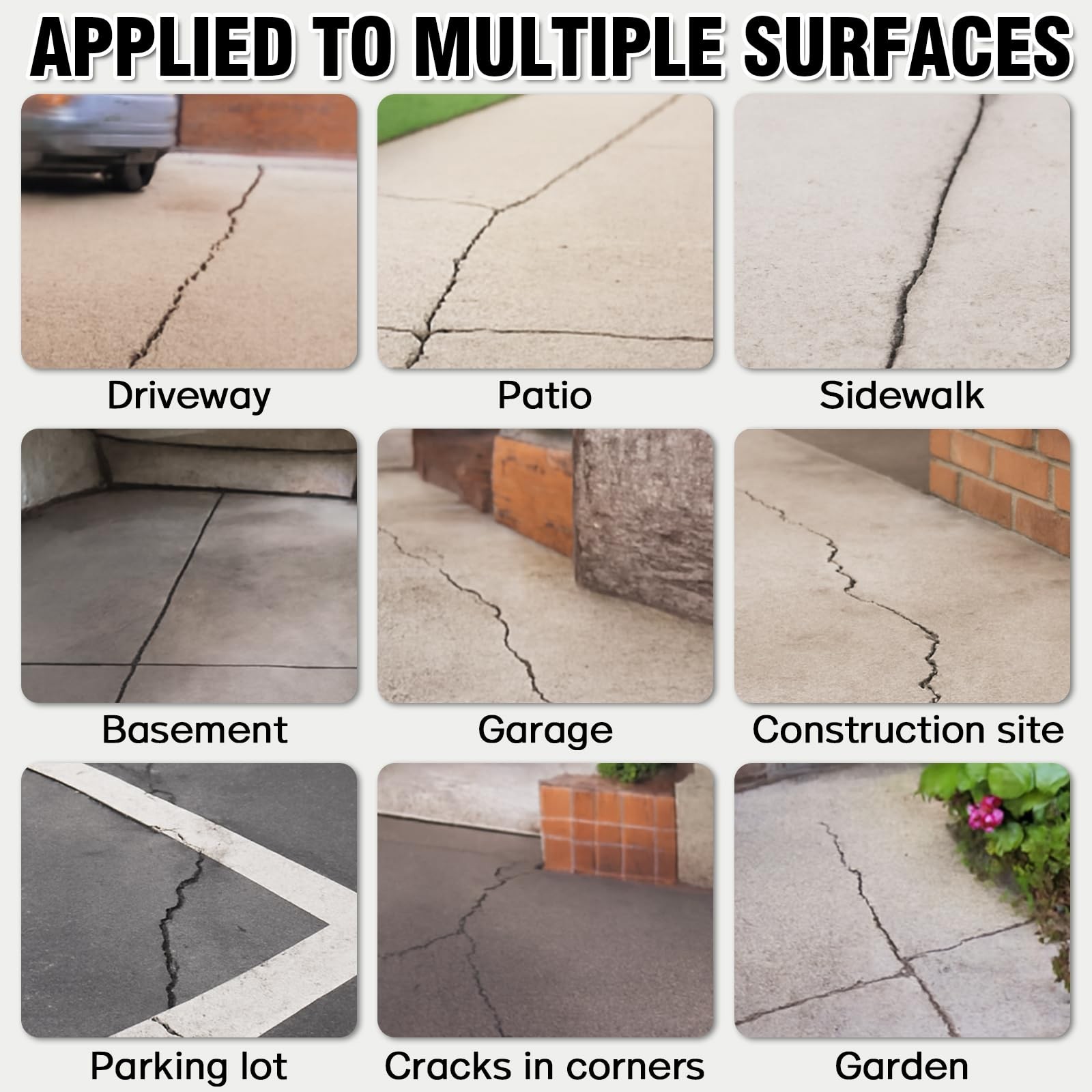 Self-Leveling Concrete Crack Filler High Elasticity Liquid Cement Repair Sealant