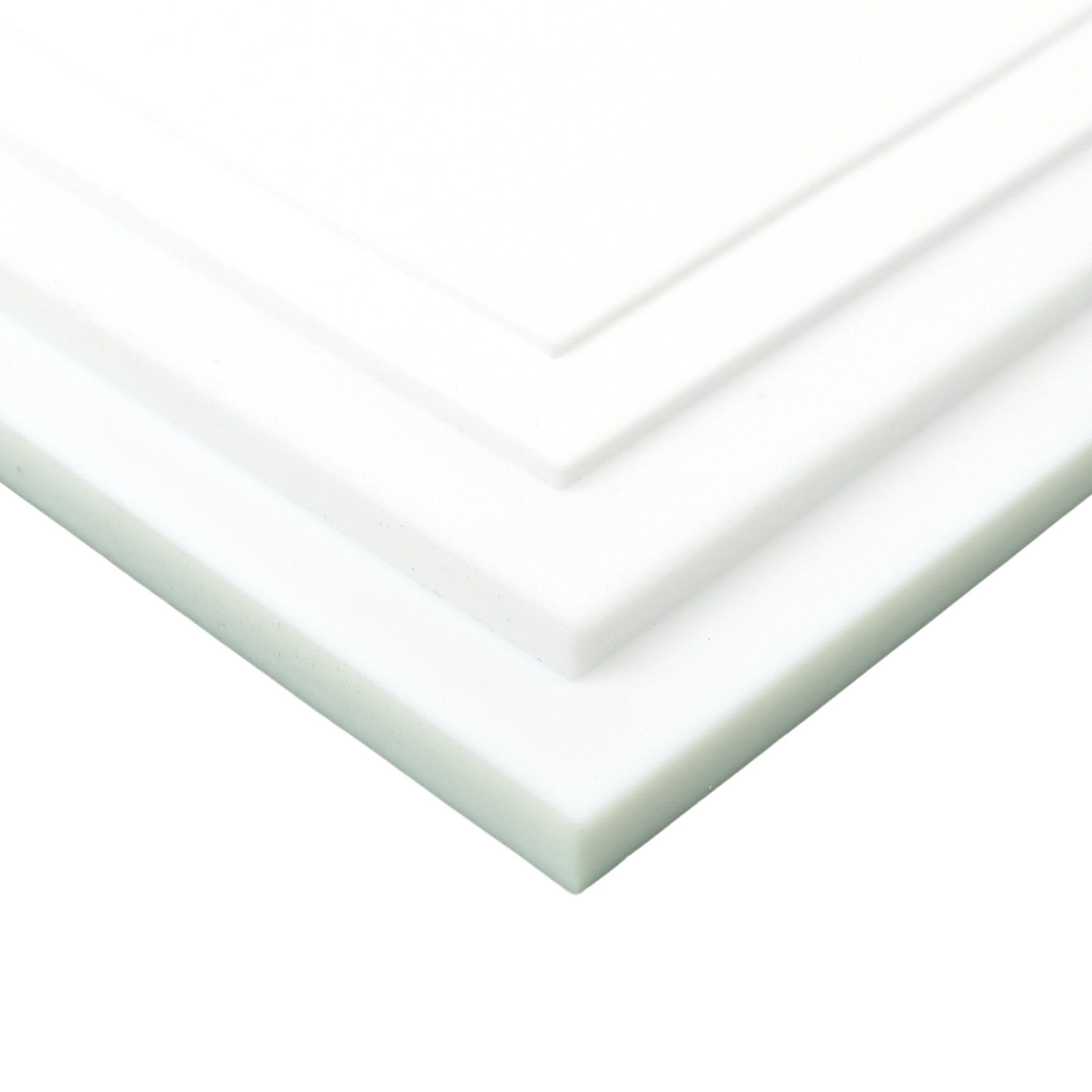 White (Natural) Teflon PTFE Virgin Plastic Sheet, Various Sizes and Thicknesses