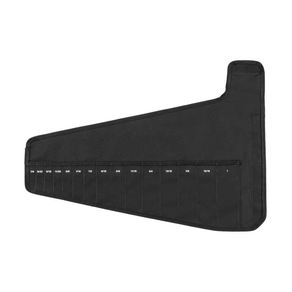 1/4-1 In. 15-Tool Combination Wrench Pouch